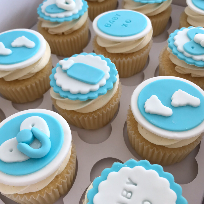 Baby Shower Cupcakes / Fondant Toppers